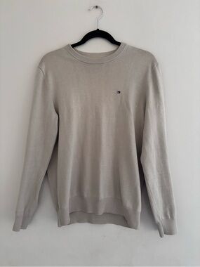 Tommy Hilfiger Crewneck Sweater in Light Beige